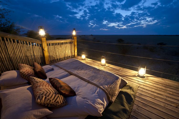 Kalahari Plains Camp - Schlafen unter Sternen