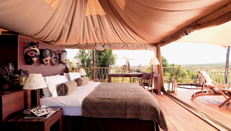 Mara Bushtops Camp - Schlafzimmer