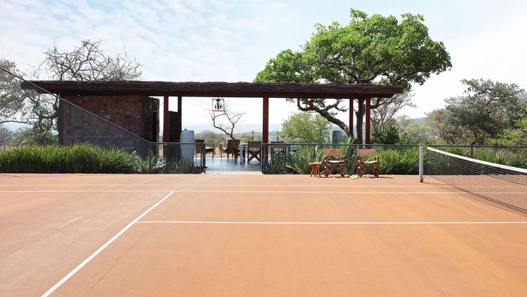 Singita Serngeti House - Tennisplatz