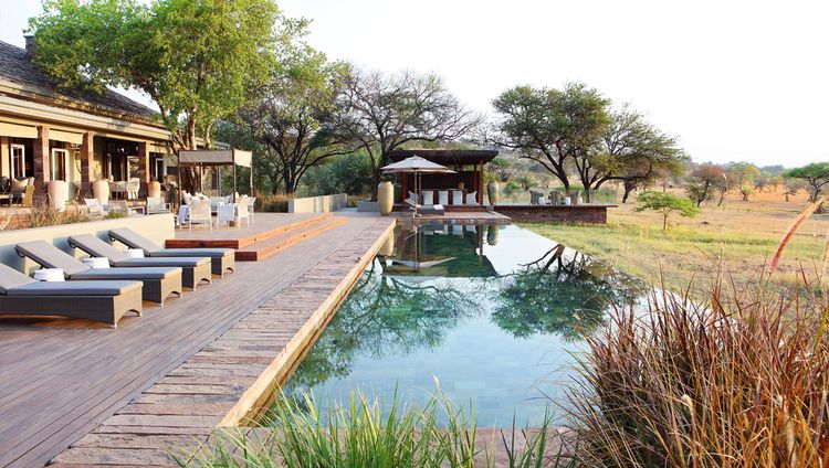 Singita Serngeti House - Terrasse