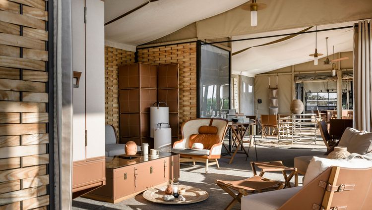 Singita Sabora Tented Camp - Lounge