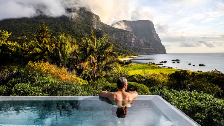 Capella Lodge - Pool mit Aussicht