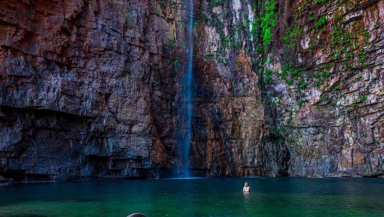 El Questro Homestead - Emma George Wasserfall