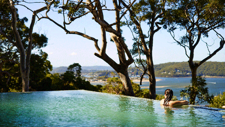 Pretty Beach House - Der  Infinity Pool 