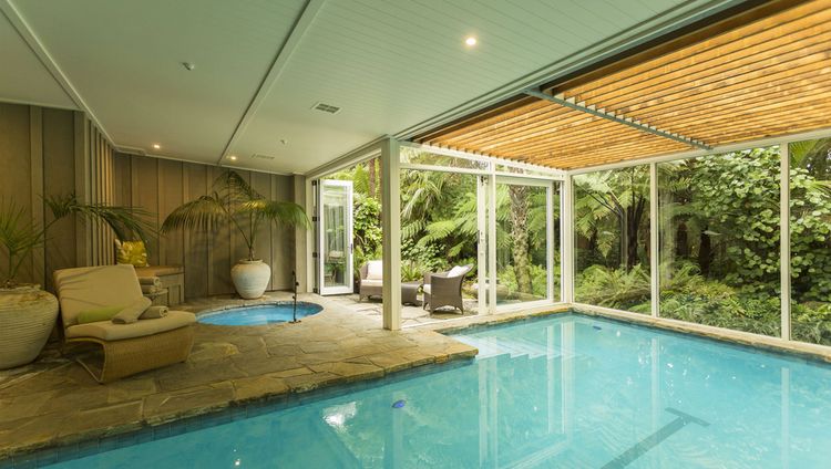 The Lodge at Kauri Cliffs - Pool und Jacuzzi 