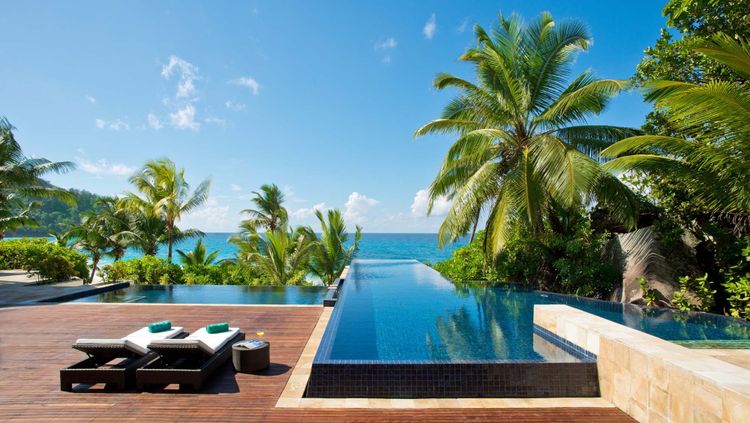 Banyan Tree Seychelles-Poolterrasse