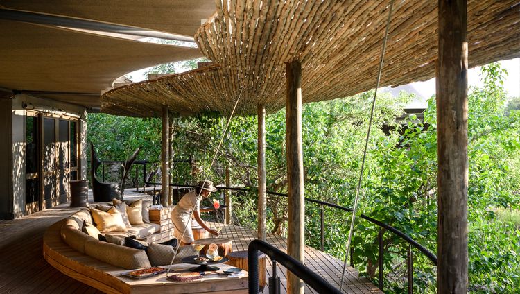 Xigera Safari Lodge - Auf der Terrasse Xigera Safari Lodge - Auf der Terrasse