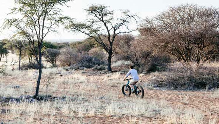 Ojimbondona - Fahrt mit dem Fatbike