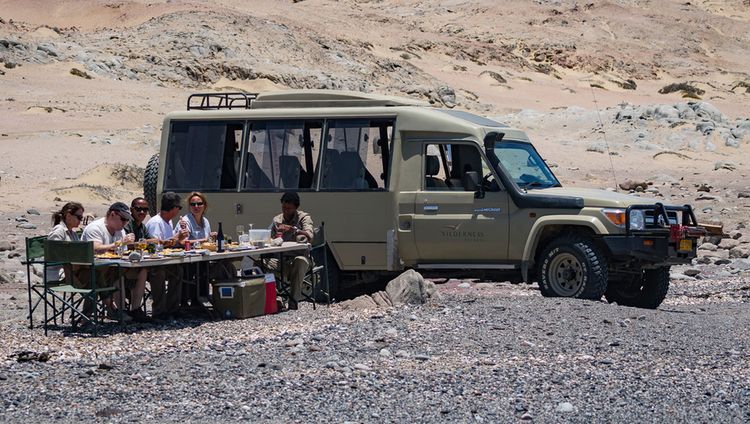 Hoanib Skeleton Coast Camp - Picknicklunch an