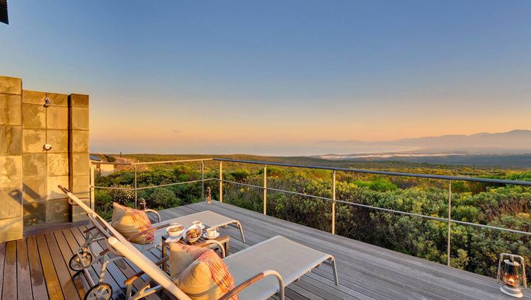 Grootbos Nature Reserve - Terrasse einer Fore