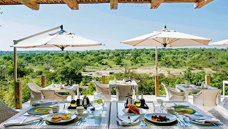 Leopard Hills - Terrasse mit Blick