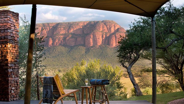 Marataba Lodge - Blick in die Berge