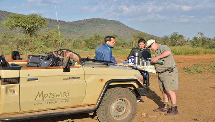 Motswiri Privat Safari Lodge - Frühstück auf 