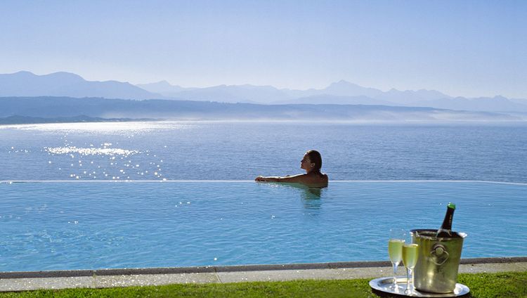 The Plettenberg - Blick vom Pool aufs Meer