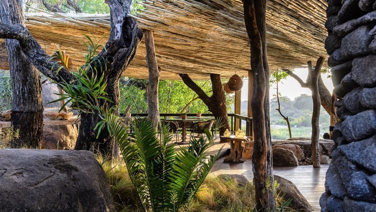 Singita Boulders Lodge - Terrasse