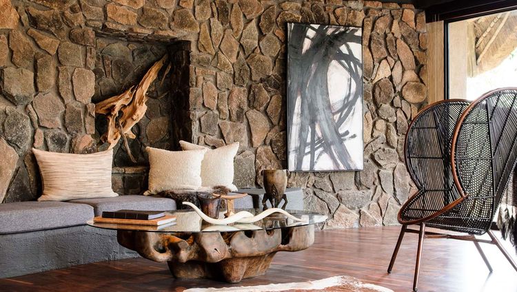 Singita Boulders Lodge - Lounge