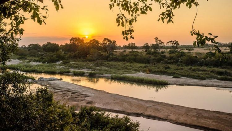 Singita Boulders Lodge - Sonnenuntergang