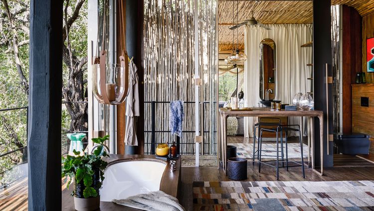 Singita Sweni Lodge - Bad der Suite