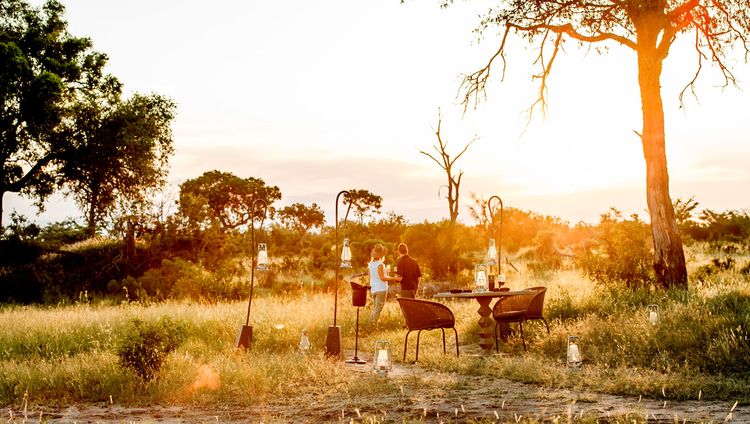 Singita Ebony Lodge - Bushdinner