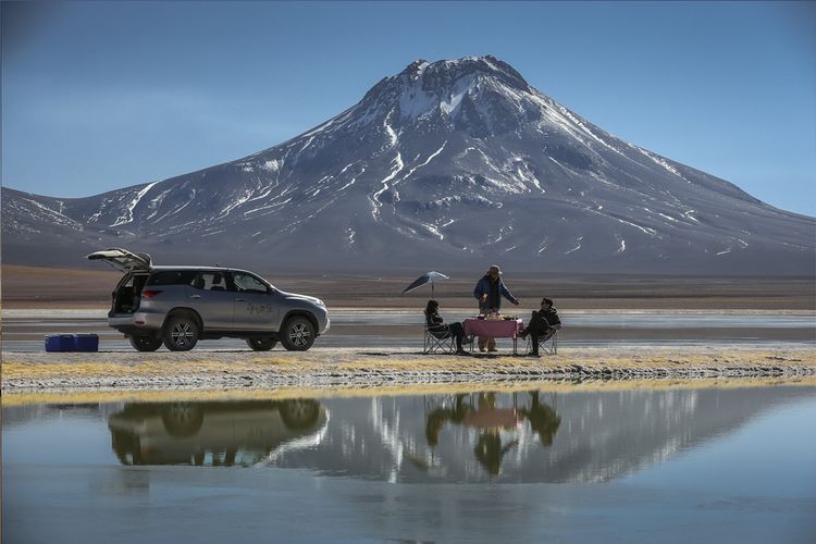 Awasi Atacama - Lunch am Salzsee