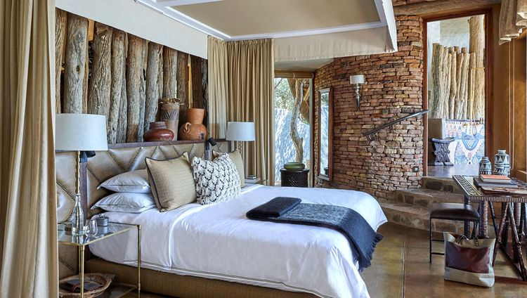 Singita Pamushana - Schafzimmer einer Suite