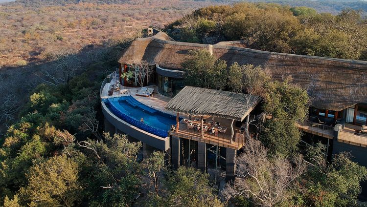 Singita Pamushana - Malilangwe House Luftaufn