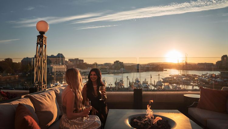 Fairmont Empress - Drinks auf der Gold Terras