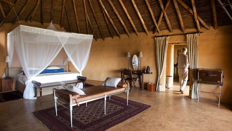 Ol Donyo Lodge - Schlafzimmer einer Suite