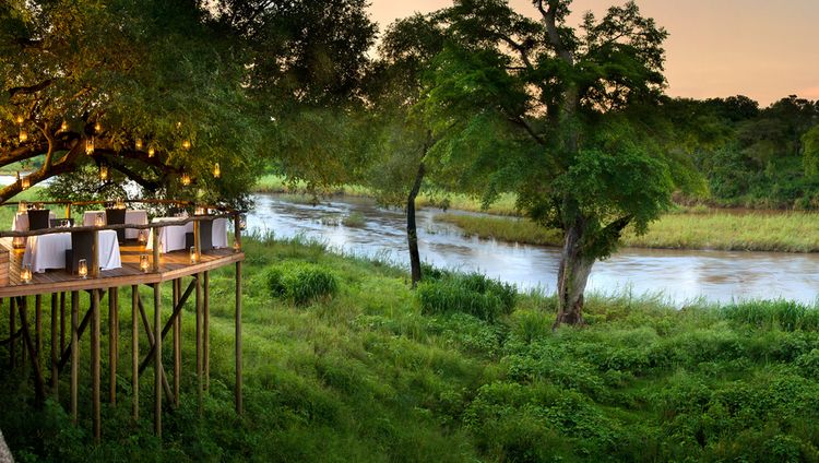 Lion Sands Narina Lodge - Blick auf den Sabie