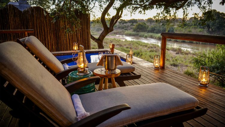 Lion Sands Narina Lodge - Privater Pool ander