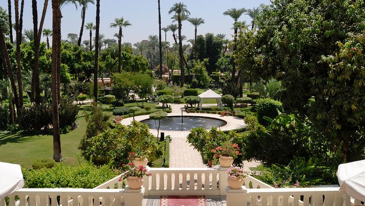 Sofitel Winter Palace Luxor - Blick in den Ga