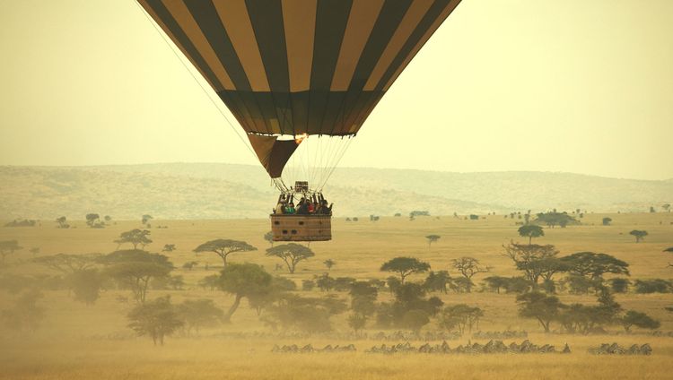 Serengeti Bushtops Camp - Ballonfahrt