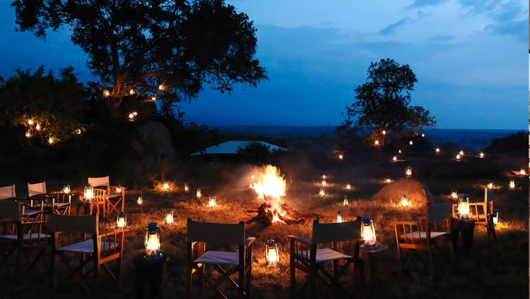 Serengeti Bushtops Camp - Feuerplatz