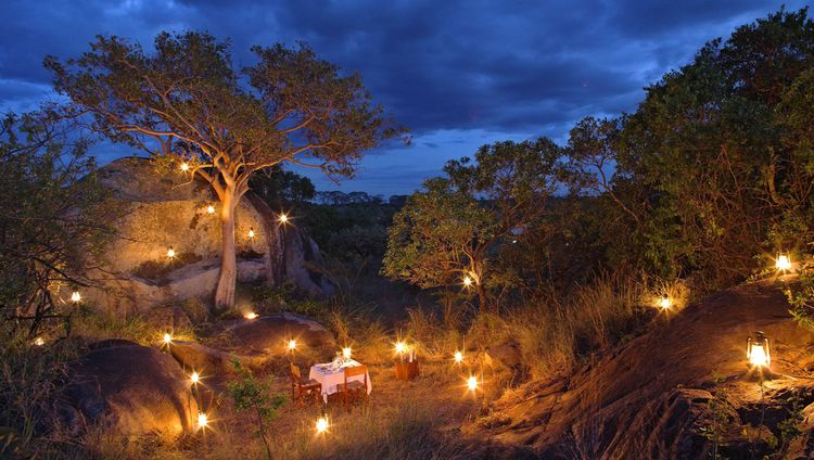 Serengeti Bushtops Camp - Privates Dinner