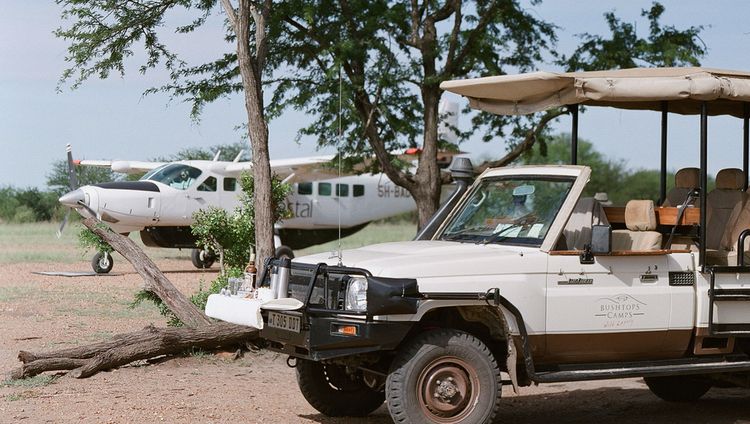 Serengeti Bushtops Camp - Ankunft
