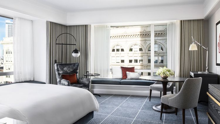Four Seasons Hotel San Francisco - Deluxe Zimmer Four Seasons Hotel San Francisco - Deluxe Zim