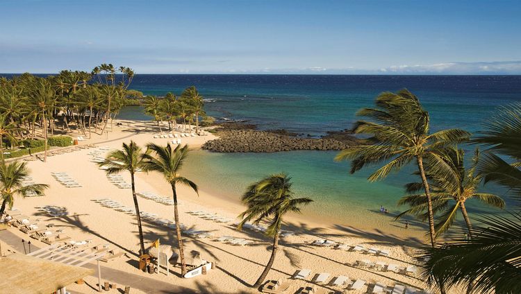 Fairmont Orchid - Strand von oben