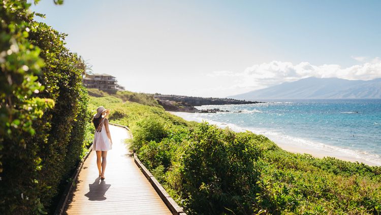 The Ritz-Carlton Maui - Auf dem Costal Trail