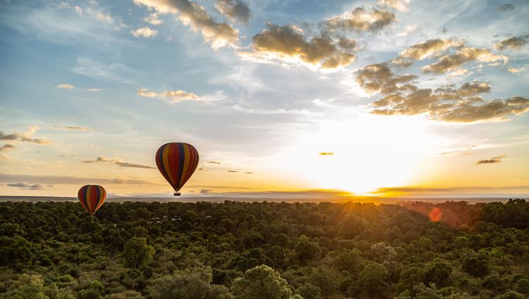 Angama Mara Lodge - Ballonfahrt (fakultativ)