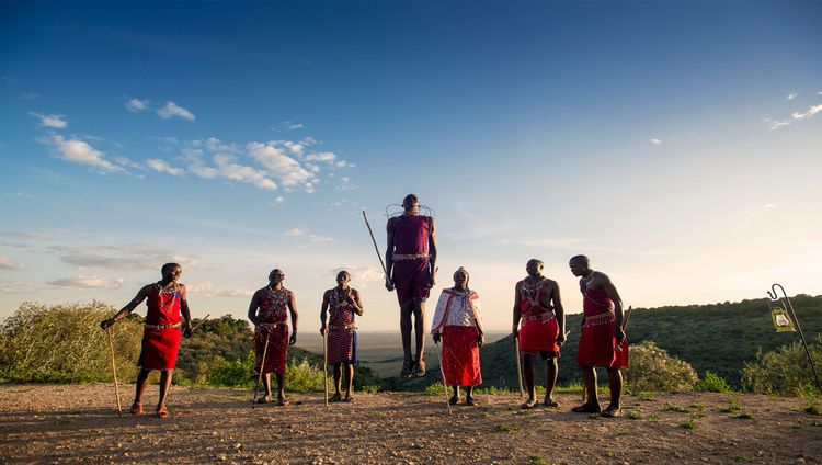 Angama Mara Lodge - Traditioneller Tanz