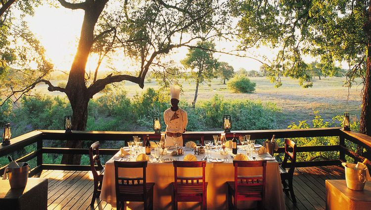 Sabi Sabi Selati Camp - Dining mit Aussicht