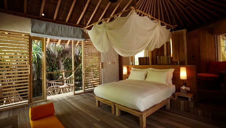 Six Sense Laamu - Beach Villa Innenansicht