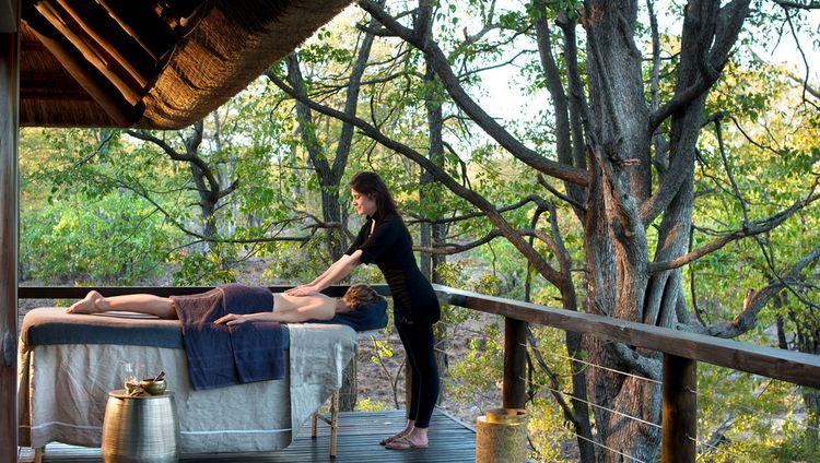 &Beyond Ngala Safari Lodge - Massage unter Bä
