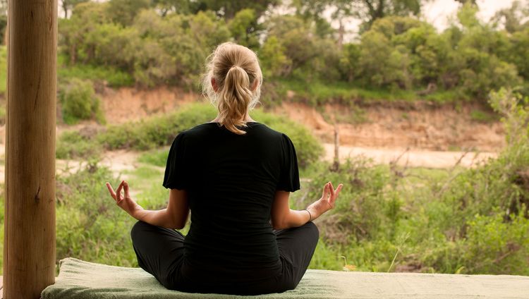 &Beyond Ngala Tented Camp - Yoga mit Aussicht