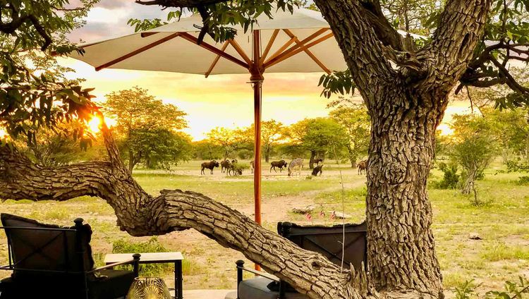 Ondili Etosha Oberland Lodge - Blick auf das 