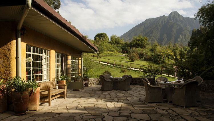 Sabyinyo Silverback Lodge - Terrasse