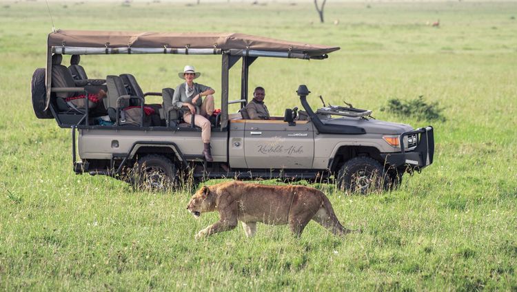 Kantabile Afrika Aurari Camp - Auf Pirschfahr