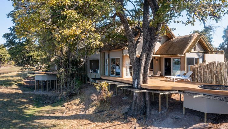 Victoria Falls River Lodge - Aussenansicht ei