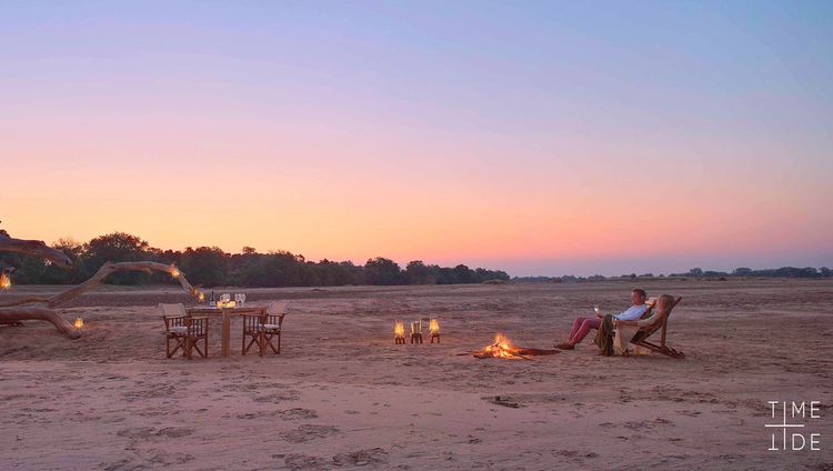 Time & Tide Chinzombo Camp - Sundowner