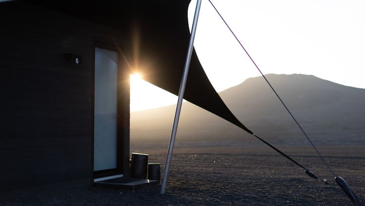 Khaybar Volcano Camp - Zelt von außen